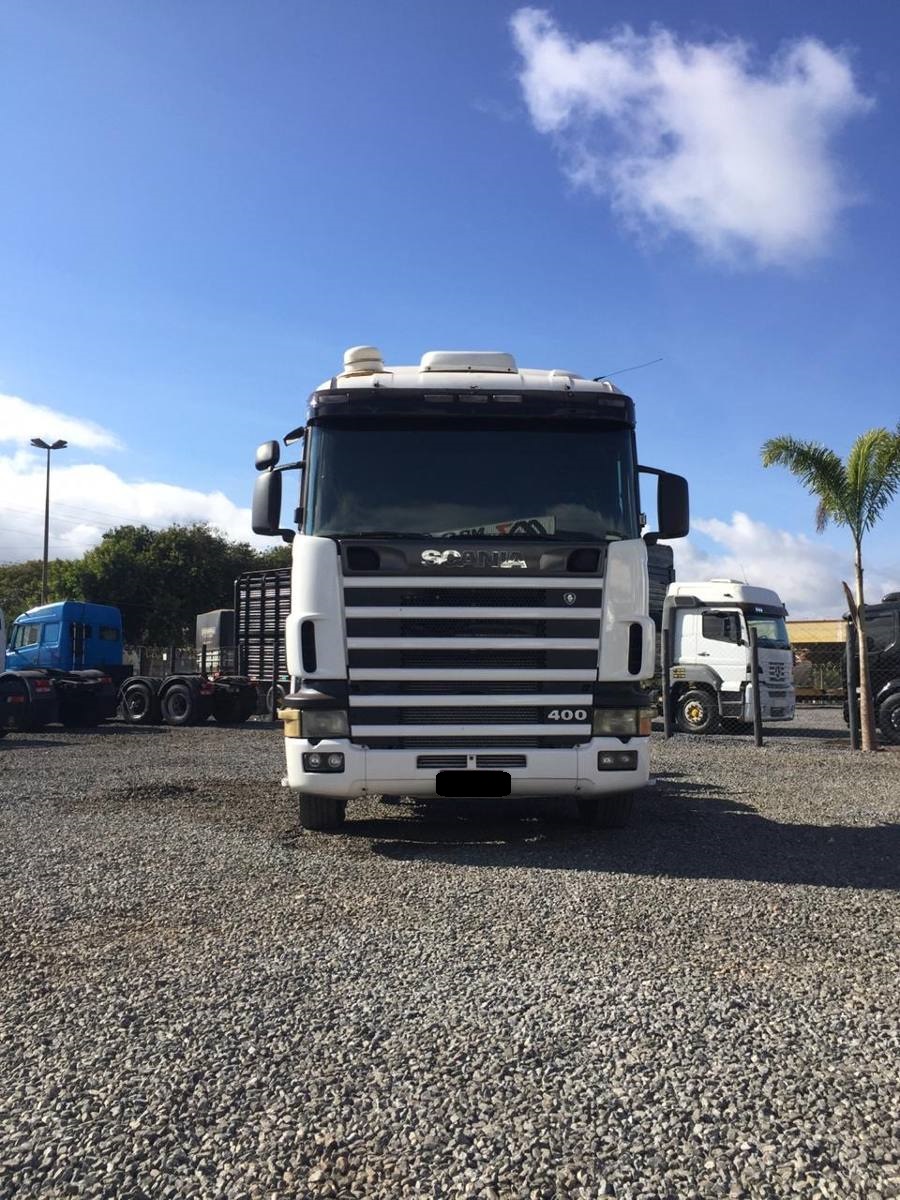 Scania R124/400 Ano 2004 6x2 Branca 